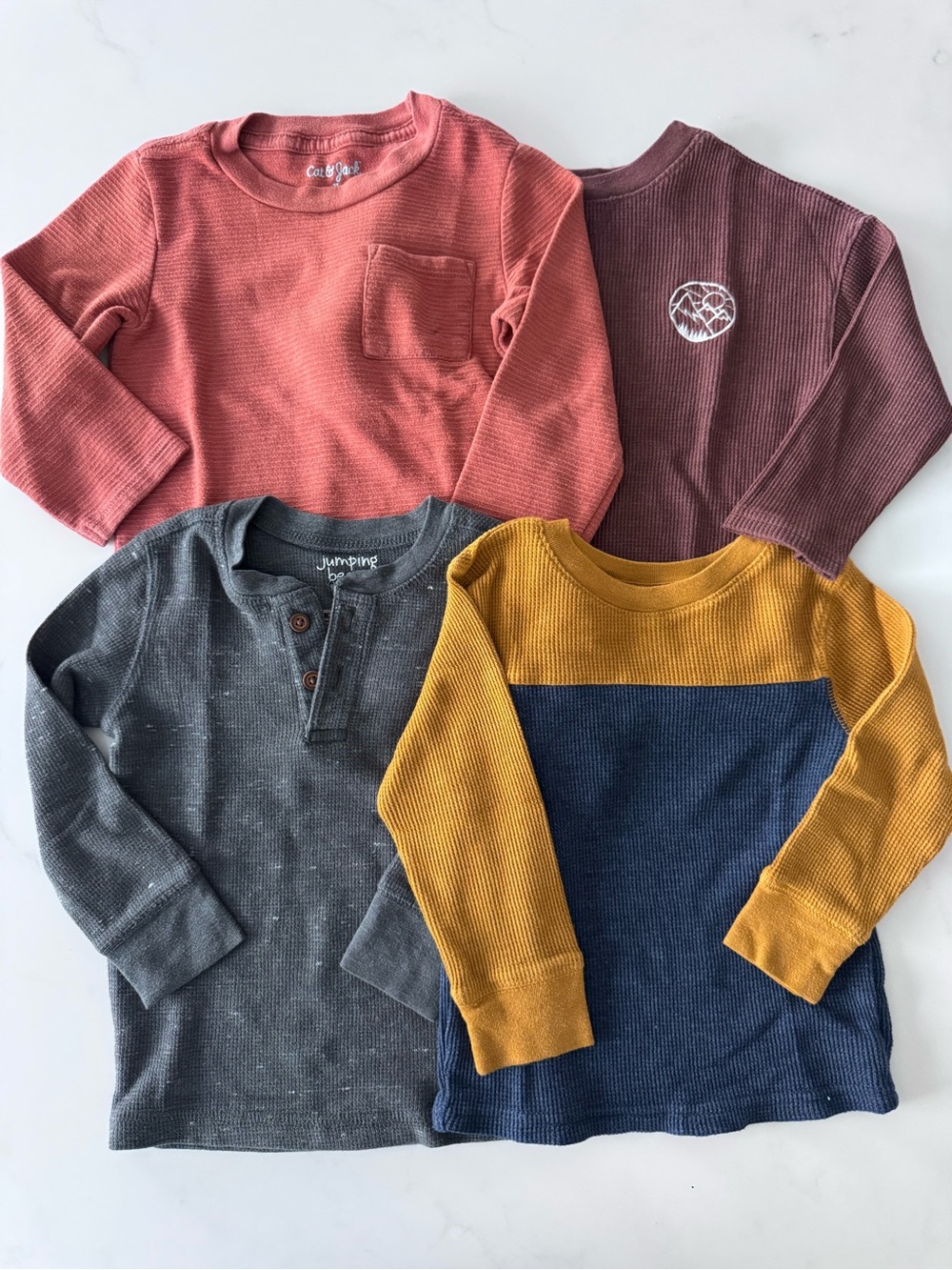 Cat&Jack Kids Long-Sleeve Thermal Tops - Variety Pack!